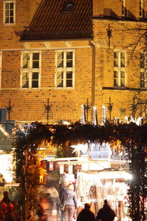 Weihnachtsmarkt vor dem Bergedorfer Schloss von Marc Heiligenstein