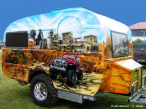 Wohnwagen mit Airbrush-Motiv von shark24