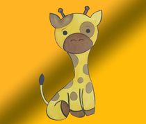 baby giraffe by wickedhart