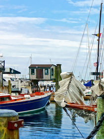 Newport RI - Folded Sails von Susan Savad