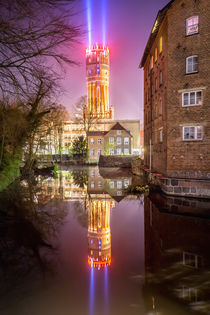 Christmas Tower Lüneburg by photoart-hartmann
