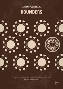 No503 My Rounders minimal movie poster by chungkong