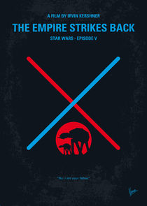 No155 My STAR WARS Episode V The Empire Strikes Back minimal movie poster von chungkong