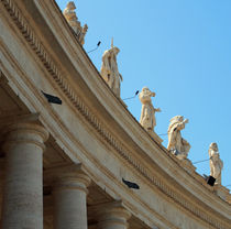 Statuen auf dem Petersplatz by cbies