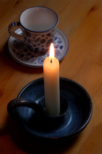 Coffee and Candle Light Time by lizcollet