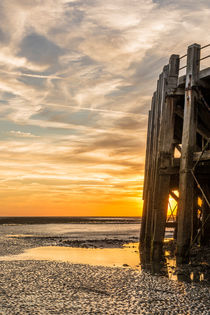 End of the Pier Sunset by Malc McHugh