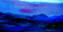 Blau Berg von Bill Covington