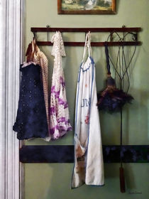 Aprons and Feather Duster by Susan Savad