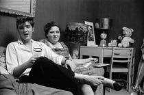 Elvis Presley and Gladys by Phillip Harrington