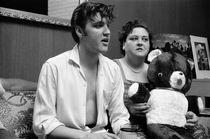Elvis Presley and Gladys  by Phillip Harrington