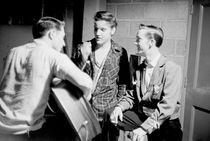 Elvis Presley, Gene Smith, Scotty Moore by Phillip Harrington