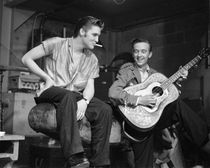 Elvis Presley and Gene Smith by Phillip Harrington