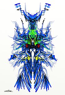 Blue Dragon Design by Vincent J. Newman