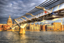 The Millennium Bridge London  by David Pyatt
