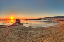 Sunrise at Chora in Andros island, Greece by Constantinos Iliopoulos