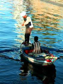 Nile fishermen by Bill Covington