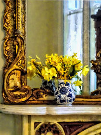 Daffodils on Mantelpiece by Susan Savad