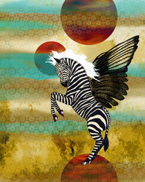 Space Zebra von Sherri Leeder