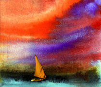 Nile Sunset by Bill Covington