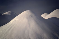 Winter in der Au-white hills by Chris Berger