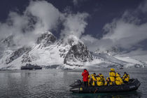 On boat in Antarctica by Frank Tschöpe