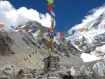 Prayer Flags at Everest Base Camp by Frank Tschöpe