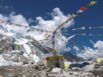 Prayer Flags at Everest Base Camp von Frank Tschöpe