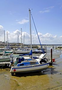 Boats in Ryde Harbour von Rod Johnson