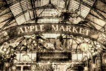 The Apple Market Covent Garden London Vintage von David Pyatt