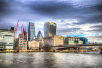 City of London and River Thames by David Pyatt