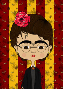 Frida Harry Potter by Camila Oliveira