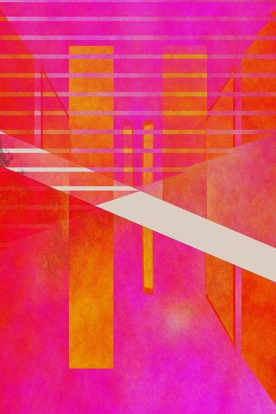 Abstract-geometry-pinkandorangea