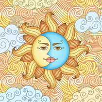 Half Moon and the Sun von Peter  Awax
