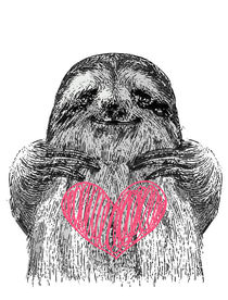 Love Sloth von Renato Sette