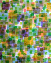 Large Squares covered by Small Green Squares von Heidi  Capitaine