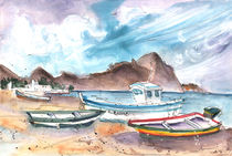 Boats In Las Negras In Cabo De Gata 01 by Miki de Goodaboom