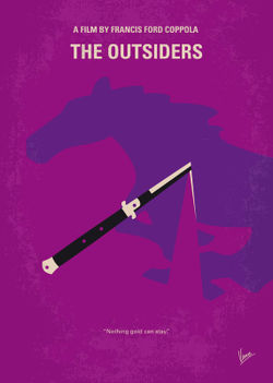 No590-my-the-outsiders-minimal-movie-poster