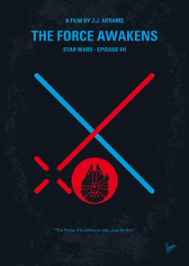 No591 My STAR WARS Episode VII THE FORCE AWAKENS minimal movie poster by chungkong