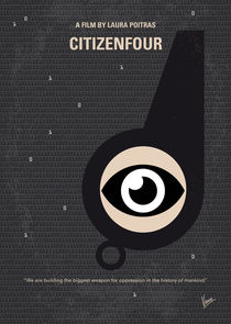 No598 My Citizenfour minimal movie poster by chungkong