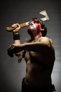 warrior with an ax von Ales Munt