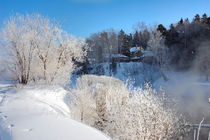 Tiny village in the winter von Yuri Hope