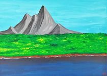 Einsamer Berg / lonely mountain von Mischa Kessler