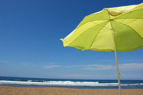 Sonnenschirm am Strand von hummelos