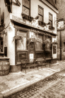 The Mayflower Pub London Vintage by David Pyatt