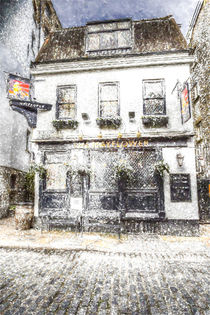 The Mayflower Pub London Snow von David Pyatt