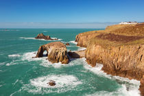 Land's End in Cornwall, England on a sunny day by Sara Winter