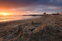 Las vistas beach sunset by Raico Rosenberg