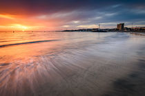 las vistas beach sunset by Raico Rosenberg