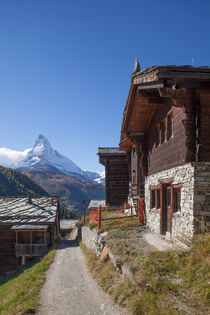 Zermatt : Matterhorn mit Weiler Findeln von Torsten Krüger