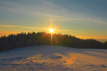 Sonnenuntergang im Winter 2 by Bernhard Kaiser